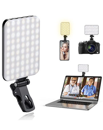 Set de Micrófonos Inalámbricos Profesionales + Luz Selfie LED GRATIS🎤🚀